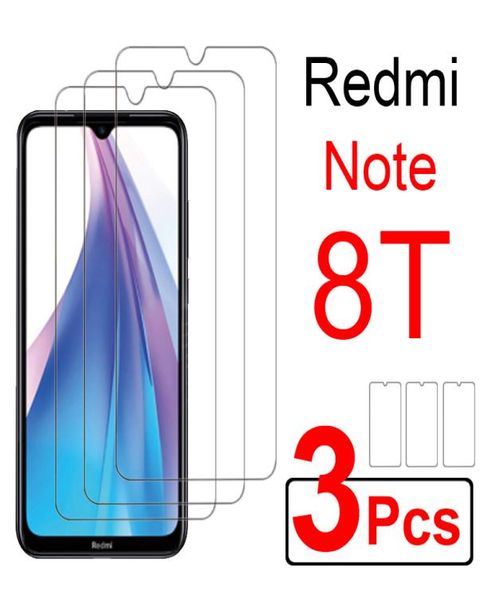 3 pièces verre de protection pour xiaomi redmi note 8 t 8pro redmi 8a protecteur d'écran redme note 8 t pro redmi8 a film de verre 6507728