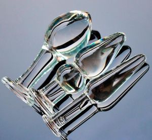 3pcs Pyrex Glass Butt Plugs Set Crystal Anal Dildo Beads Ball Fake pénis Female Masturbate Sex Toys Kit For Adult Women Men Gay S94600744