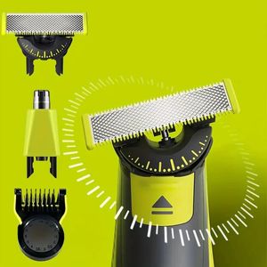 3PCS / SET 360 ° RAGNER LA TRIMME ÉLECTRIQUE BLADE ET PLAQUES DE CHEIR NEZ Têtes pour une lame QP252 QP2530 QP2630 QP2620 240323