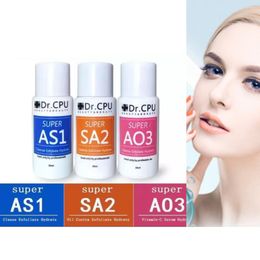 3pcs/establecer AS1 SA2 AO3 Solución de pelado de altura alta concentrada 30 ml para Hydra Dermabrasion Máquina de belleza Facial Cuidado de cuidado de la piel