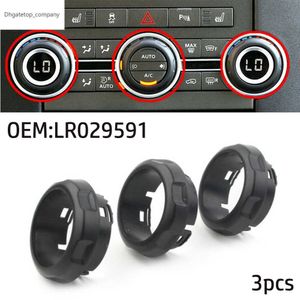 Garniture de bouton de commutateur de climatisation de voiture, 3 pièces/ensemble, LR029591, pour Land Rover Discovery 4/Range Rover Sport, accessoires d'intérieur de voiture