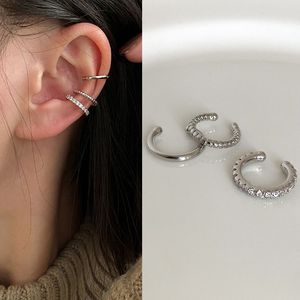 3 pièces/ensemble Clips boucles d'oreilles pour femmes unisexe minimaliste mode Cartilage cerceau oreille manchette faux piercing Clip sur boucle d'oreille