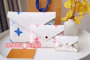 3pcs/set diseñador billetera de alta calidad Pochette kirigami embrague de bolso acomodar tabletas de tarjetas de pasaporte 4 colores