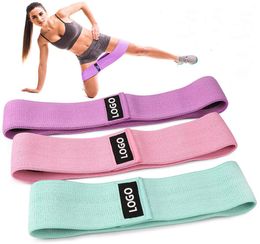 Bandes de résistance en tissu pour femmes, 3 pièces/ensemble, extenseur de hanche défini, élastique, Fitness, Yoga, sangle d'entraînement, corde de traction 4996489