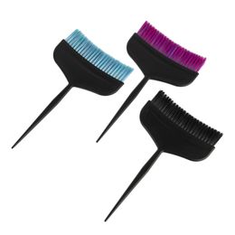 3 pièces/ensemble grands pinceaux de teinture teinture couleur Balayage reflets teinte brosse à cheveux élargi Kit de coloration applicateur rapide 14 cm 1866 240117