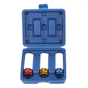 3 stks/set Metrische Wielbeschermer Impact Socket 1/2-Inch Drive Lug Moer Dunne Muur Kit 17mm - 19mm-21mm