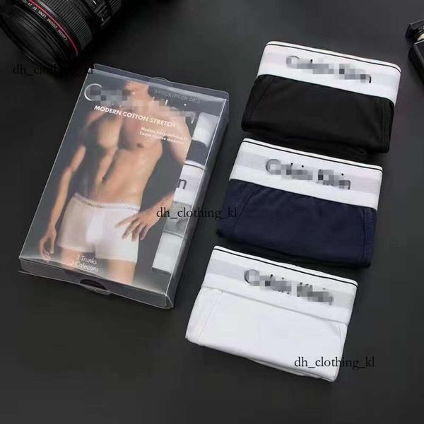 3PCS / Set Sexy Calvins Underwear Designer Sous -wear Boxers For Men Cotton Fashion Mens Underwear Calvins Boxer Plusieurs couleurs Souffre respirante 796