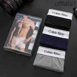 3pcsSet Sexy Men Sous-vêtements boxers pour hommes Caleçons en coton Hommes Boxer Shorts Boxers Sous-vêtements pour hommes Boxers Cueca Boxer plusieurs couleurs modales Boîte cadeau SXXL C8KD