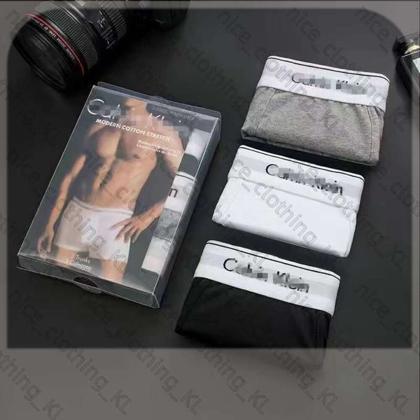 3PCS / Set Sexy Men Underwear Boxers for Men Cotton Underpants Brand Brand Designer Mens Underwear Calvins Boxer Plusieurs couleurs Breatch Sous-Pants 639