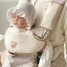3pcs / ensemble Bibs imperméables pour bébé mousseline Bib Salive serviette en coton Pousque de piqûre de piqûre
