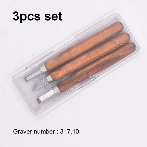 3pcs Set Outils de Sculpture sur Bois Couteau de Gravure sur Bois Scorper Coupeur à Main Travail du Bois Graver Outil à Main Ciseau Gouges pour Passe-Temps Arts Artisanat Stylo DIY