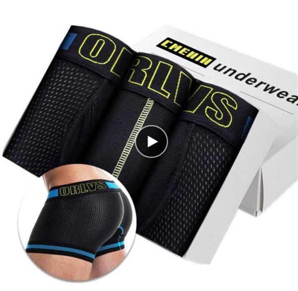 3pcs ropa interior sexy de cueca boxer hombres de malla pantalones cortos de malla más sólido 039S ropa boxeadores pantalones pantalones cortos sexy fat guy 100 kg mas35691366