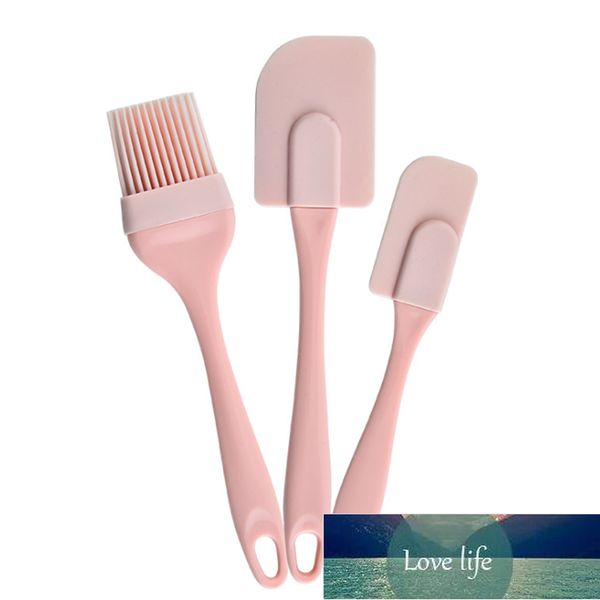 3 pièces grattoir à crème en silicone bricolage gâteau à pain spatule à beurre mélangeur brosse à huile outil de cuisson de cuisine prix d'usine conception experte qualité dernier style statut d'origine