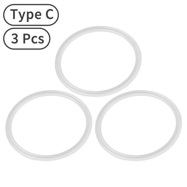 3 piezas de sellado de silicona o anillos Juntas al aire libre Termos de sellado Botella de agua Botella de agua Tapa de tapa de tapa de sello a prueba de fugas