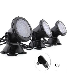 3 pcs sous-marins Lumières étanches étanches à projecteurs submersibles avec 36 bulbes de couleur changeant la lumière pour aquarium jardin4695762