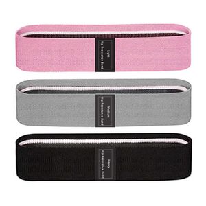 3pcs entraînement bout à bout musculation résistance bande accessoires de fitness antidérapant fessier levage maison Pilates yoga boucles élastiques H1026