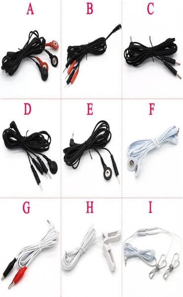 Cordon de câble 3PCSLOT 9 types DC25 TENS LIGNE UNIT