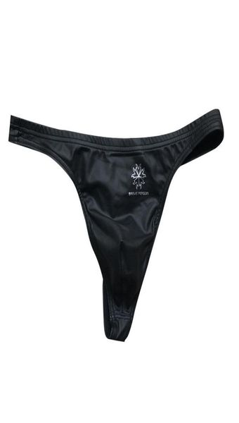 3pcsLot Calzoncillos de cuero Tanga para hombre Traje de baño Boxeadores Troncos Pantalones cortos de natación Sexy Bikini gay Traje de baño Persona valiente Ropa interior Tanga B17640420