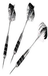 3pcsSet 3Pcs Fléchettes pointues en acier Jeux de sport d'intérieur Fléchettes dures standard Baril en fer nickelé AL Arbres Aurora Wing Hunting 3735170