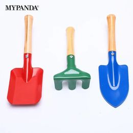 3PCSset Beach Shovel Toy Kids Outdoor Digging Sand Play Tool Summer Playing Phels House Toys 240411