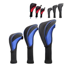 3PCSSet Golf Club Head Covers Wood Driver Protect Headcover 135 Fairway Headcover Accessories 240515