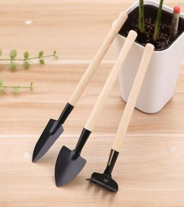 3pcSset mini outils de jardinage balcon homegrown plantant fleur de fleur de pelle à pelle