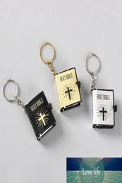 3pcsset Religieux Chrétien Jésus Porte-clés Mini Délicat Saint Bible Livre Porte-clés Décoration Porte-clés pour Hommes Femmes Clés Titulaire2012101