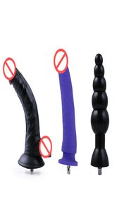 3PCSset Silicone Dildo et Anal Plug pour le premier sexe de la machine d'amour Dildo Attachement du pénis de pénis 6667848