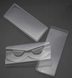 3pcsset boîte d'emballage de cils en plastique transparent couvercle de rangement de plateau de faux cils étui unique avec 2 pièces couvercle transparent clair 2488049