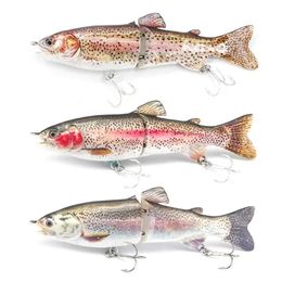 3 piezas 185mm 66g Swimbait multiarticulado Crankbait para fregadero de pesca de mar grande señuelo Wobbler Trolling Swimbaits 240113