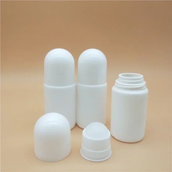 3pieces 50 ml Boule en plastique Huile essentielle sous-à fond Contaiteur Mist de voyage Refipillable Botte