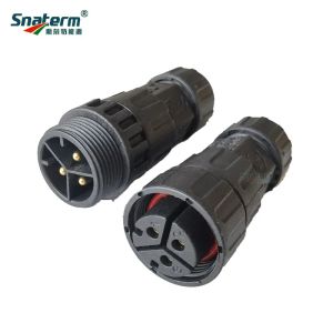 3PIN M19 of M25 mannelijke/vrouwelijke connector voor SG 300-1000W 1200-1400W Micro Grid Tie omvormer stroomkabel