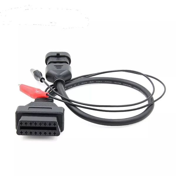 3Pin à 16Pin OBD outil de Diagnostic 12V en plastique adaptateur câble connecteur voiture câble d'extension pour Fiat