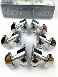 Têtes de Machine pour guitare électrique Grover 3R3L, accordeurs en Nickel, chevilles de réglage 6275534