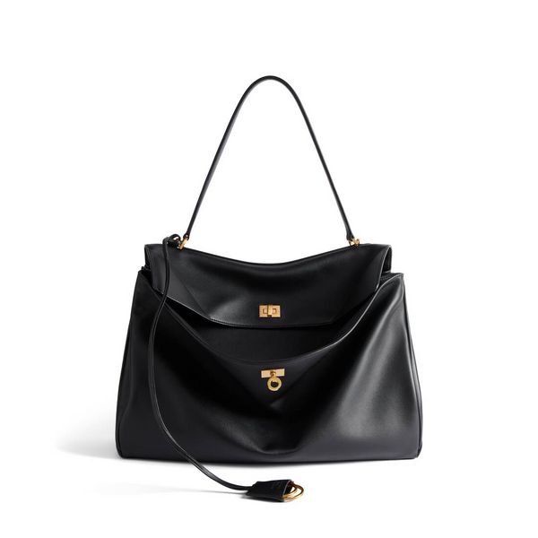 Bolso de rodeo de 3 de tamaño The Tote Crossbody Designer Bolse para mujer Molso de cuero negro Bag de hombro Correa 10a Bolso de lujo Tople Mango de moda Pochette City Bolsas