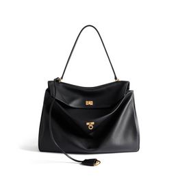 3 size rodéo le sac fourre-corps en fourchette pour femmes pour femmes en cuir noir sac à bandoulière 10a sac à main poignée supérieure pochette pochette ville sacs