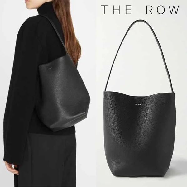 3Taille Blanc The Row Park Sac fourre-tout pour femme Luxurys Sac à main Designer Seau à bandoulière Sacs pour femmes Mens Véritable Pochette en cuir Pochette à bandoulière Mini Moyen Grand Sac