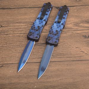 Cuchillo automático MT Combat Camo A07 de 3 estilos, hoja 440, mango de aleación de aluminio y Zinc, Navajas de bolsillo EDC, cuchillos de regalo automáticos