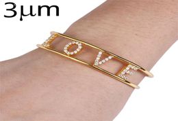 3UMeter Crystal Hollow Naam Bangl Bar Armband Aangepaste Naam Gepersonaliseerde Armbanden voor Etsy Vriend Geschenken Drop 7938689