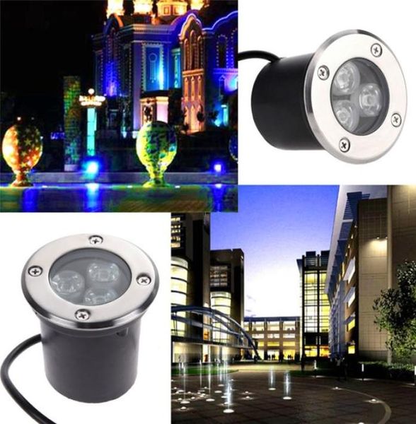 Lámparas LED subterráneas de 3W, lámpara empotrable para suelo enterrada para exteriores, impermeable IP67, iluminación para escalera de paisaje, 85265V AC4534538