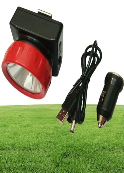 3W impermeable LD4625 batería de litio inalámbrica LED minero faro minero luz Miner039s lámpara de tapa para acampar caza pesca 328651750