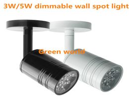 Projecteur LED dimmable 3W5W HP Plafonnier monté en surface Spot de plafond réglable à 360 ° Éclairage sur rail en aluminium Blanc chaud W6206308