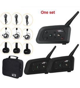 3-weg voetbalscheidsrechter Walkie Talkie Intercom Headset Vnetphone V6C 1200M Full Duplex Bluetooth MP3-hoofdtelefoon Draadloos voetbal Inte9753861