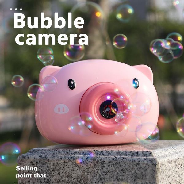 3WBOX bulle géante mignon dessin animé cochon caméra bébé bulle machine extérieure automatique fabricant cadeau pour bain enfants jouets trucs de fête LJ200908