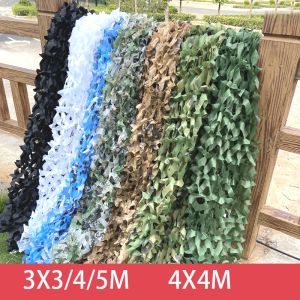 3x3 2x5 4x4 3x4 Nets de camuflaje militar Blanco Beige Desierto para la caza Mesh Toldo al aire libre Gazebo de sombreado