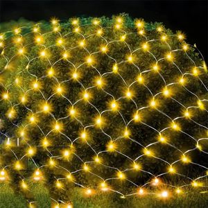 3x345x15m Mesh LED Light Light Christmas Fairy Lights LED BUSH Tree Tree Wrap STRING LUMILES POUR LES FORMES DE PARTIE DE FOLLAGE 240409