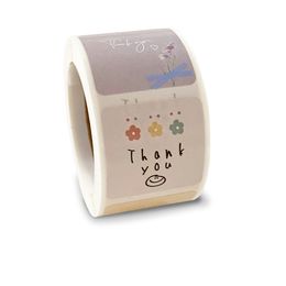 3x3cm 6 designs diferentes pacote de presente adesivos adesivos 300 peças etiquetas de papel fofo para chá de bebê