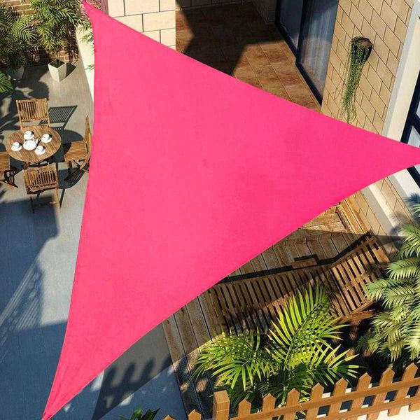 3x3m 4x4m 6x6m Soleil En Plein Air Abri Soleil Voile D'ombrage Étanche Triangle Auvent Voile D'ombrage Jardin Patio Piscine Camping Pique-Nique Tente Y0706