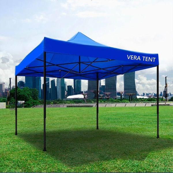 Gazebo pliant en aluminium de série hexagonale de 40mm de publicité faite sur commande d'impression de Sublimation de colorant de 3X3M, tente de chapiteau d'événement