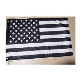 3x5 zwart-wit amercian vlaggen, aangepaste vlaggen afdrukken reclame Alle landen, festivalsport, gratis verzending